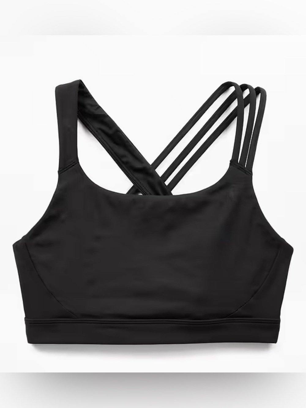 Athleta Train Free Sports Bra Bundle | Black & Steel granite Blue |Large 🖤💙 - Picture 3 of 11